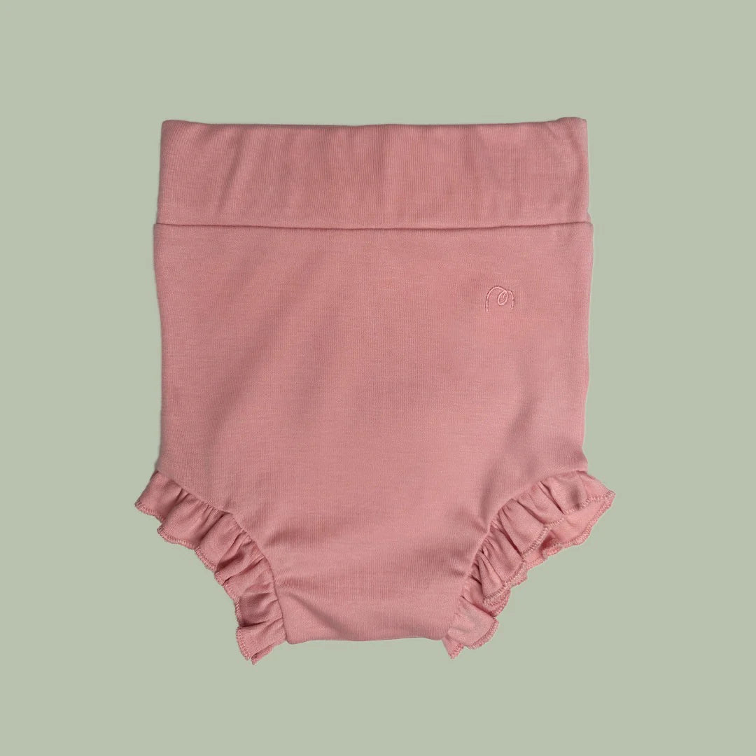 Short bombacho vuelos palo rosa