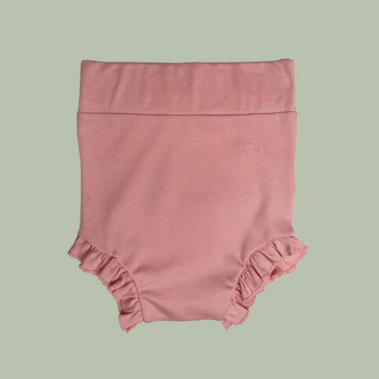 Short bombacho vuelos palo rosa