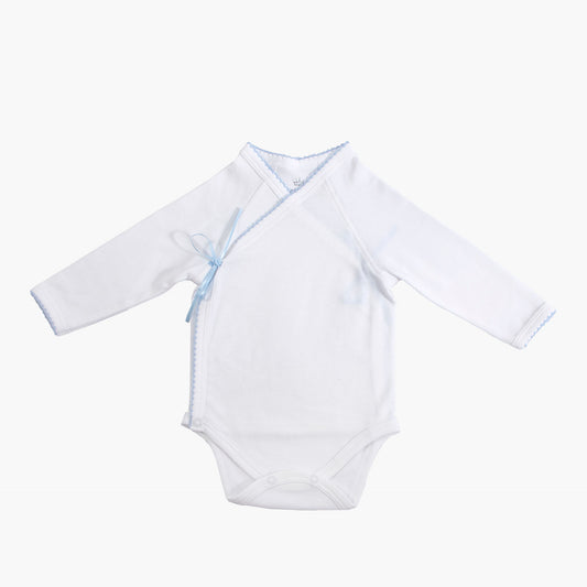 Body kimono manga larga detalle celeste